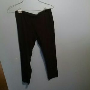 Plain black leggings